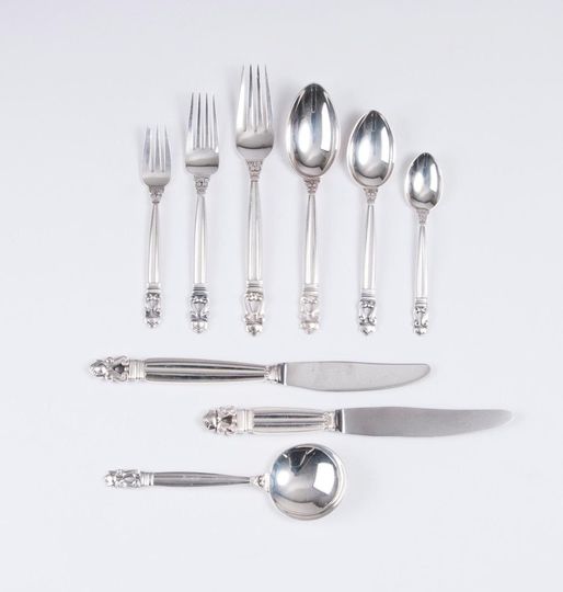 A Cutlery Set 'Acorn' for 6 Persons