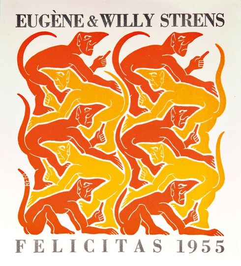 Eugène & Willy Strens Felicitas 1953 – 1956