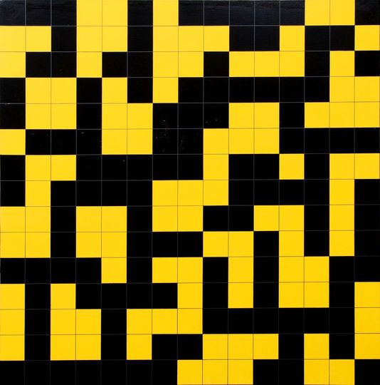 Composition in Yellow and Black