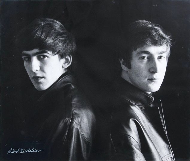George Harrison and John Lennon