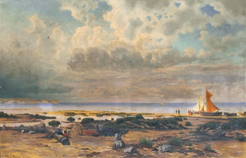Fisher Folk on the Beach