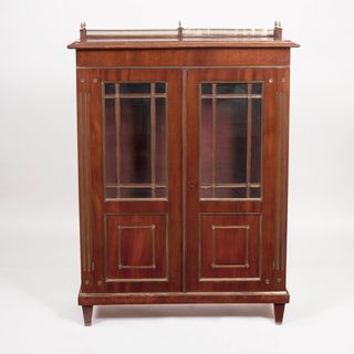 An Empire Glass Cabinet