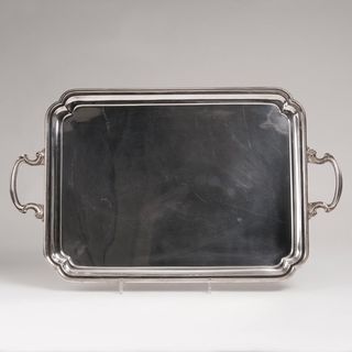A Large Silver Tray