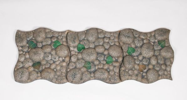 A set of 3 'Pave Piuma'