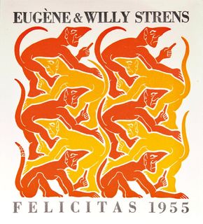 Eugène & Willy Strens Felicitas 1953 - 1956
