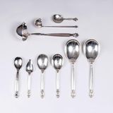 A Set of 9 Various Spoons and Ladles 'Acorn'