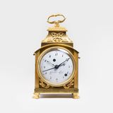 A Louis-Seize Officer's Clock 'Capucine' with Repitition