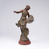 An Art Nouveau Figure 'Allegory of Painting' - image 1