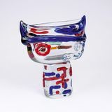 A Glass Sculpture 'Vase - Omaggio a Miro' - image 1