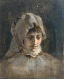 Potrait of the paintress Marie Weber