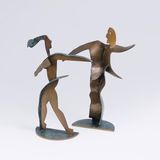 A Pair of  Figures 'Dancing Couple' - image 1