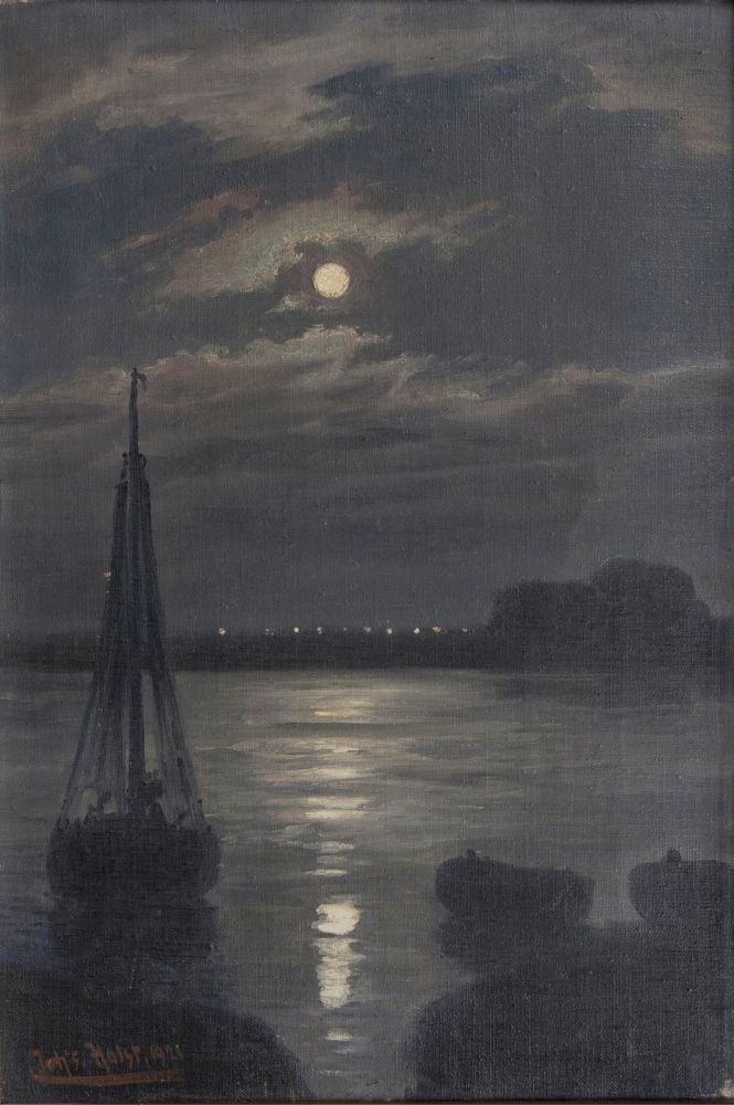 Nacht über der Elbe