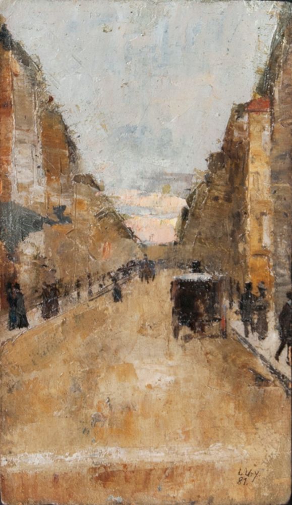 Lesser Ury - Street Scene Street Scene