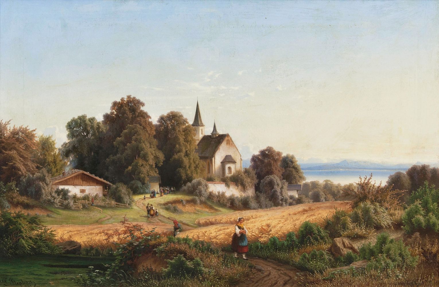 Leopold Stephan - Nach der Kirche Nach der Kirche