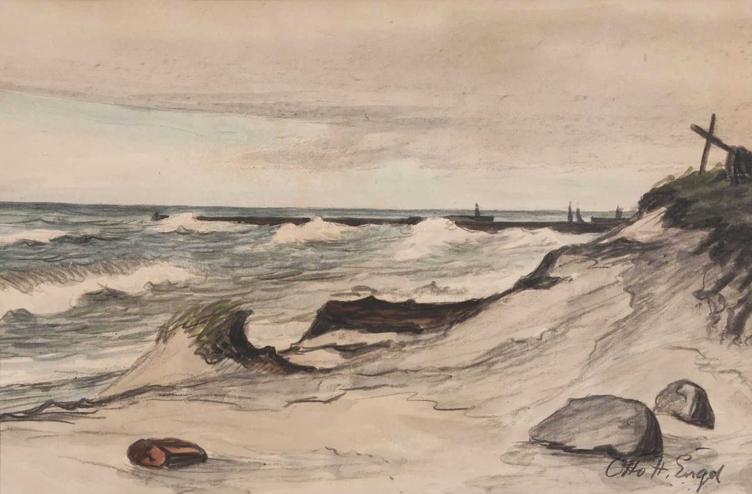Otto Heinrich Engel - An der Küste An der Küste