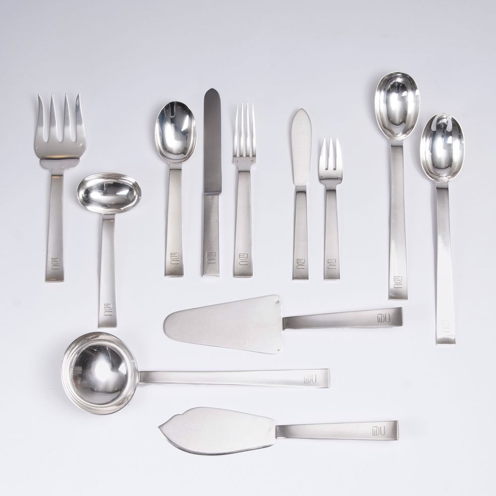 Tétard Frères, Paris, 20. Jh. - A Rare and Extensive Art-Déco Cutlery A Rare and Extensive Art-Déco Cutlery