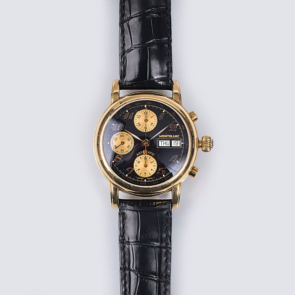 Montblanc - Gold Herren-Armbanduhr 'Meisterstück - Chronograph' Gold Herren-Armbanduhr 'Meisterstück - Chronograph'
