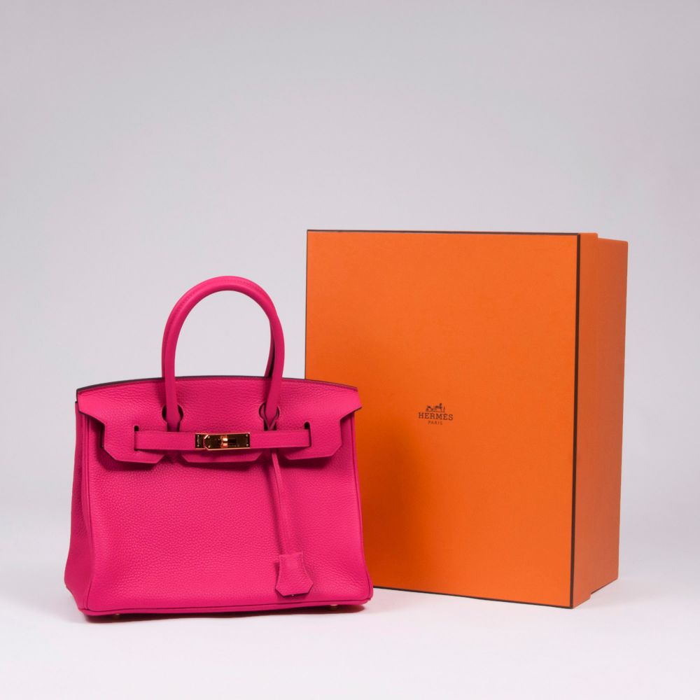 Birkin Bag 30 Rose Extreme - image 3