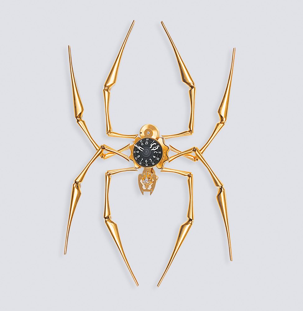 A modern, limited Sculpture Clock 'Arachnophobia' - image 2