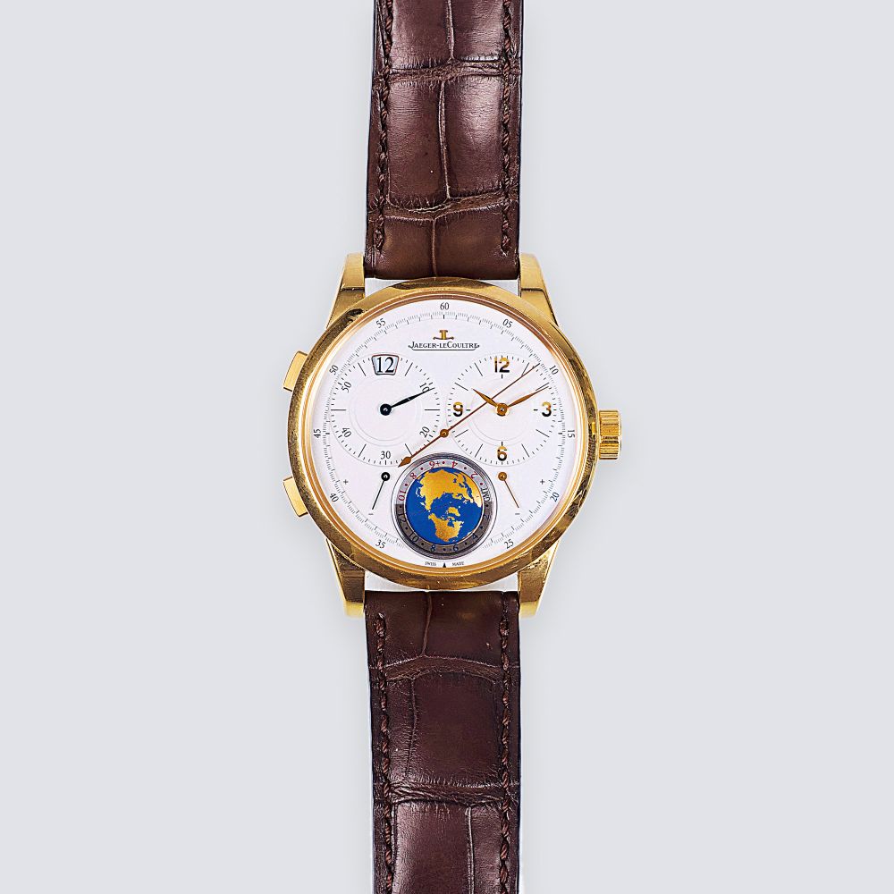 A Roségold Gentlemen's Wristwatch 'Duomètre - Dual Time Zone' - image 2