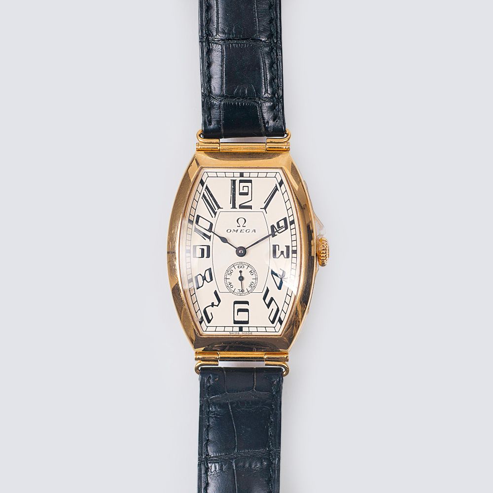 Omega - A limited Tonneau Gentlemen's Wristwatch 'The Petrograd Watch' in Roségold A limited Tonneau Gentlemen's Wristwatch 'The Petrograd Watch' in Roségold