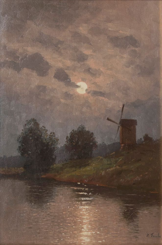 Mill in Moonlight