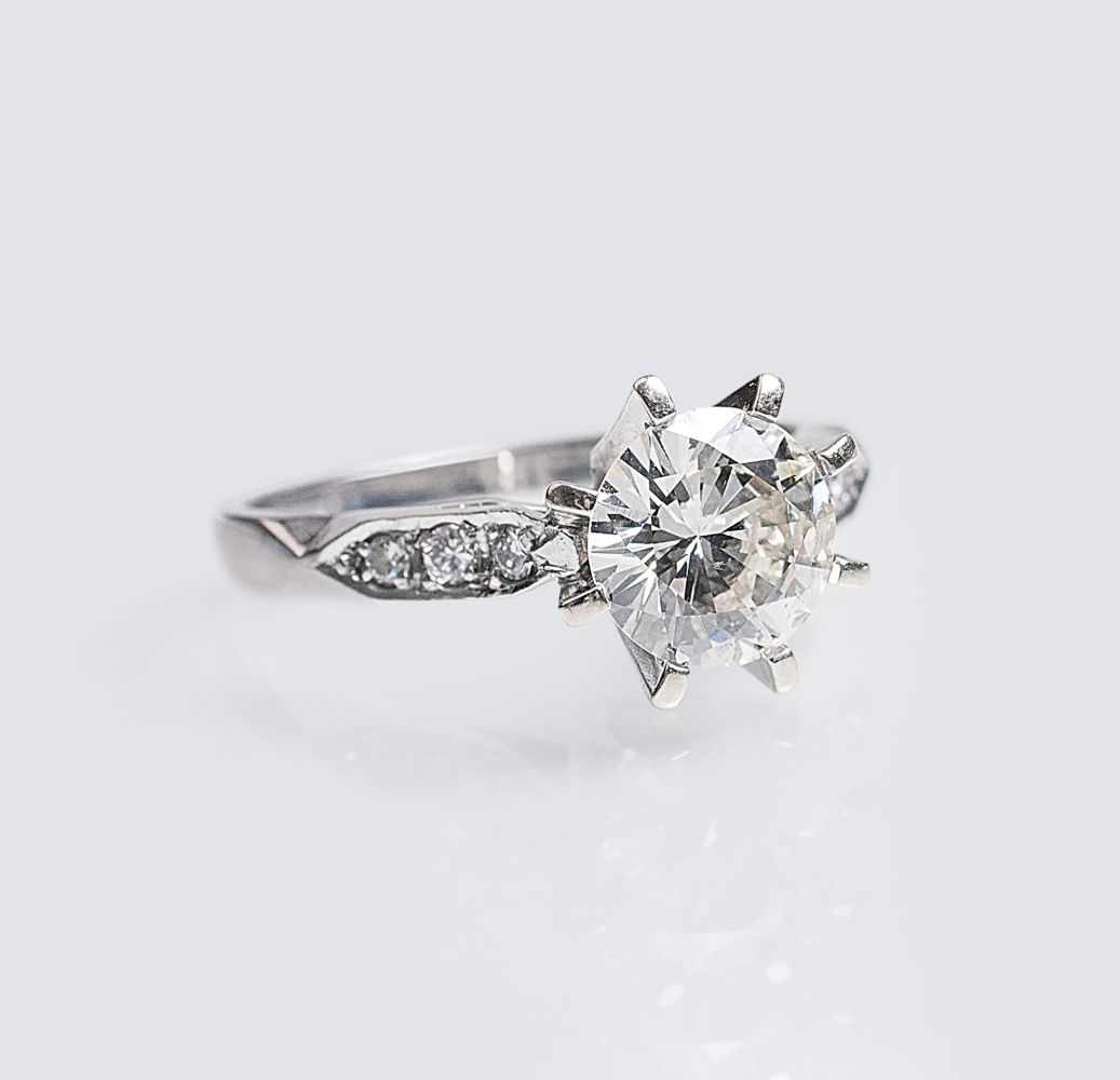 A Solitaire Diamond Ring