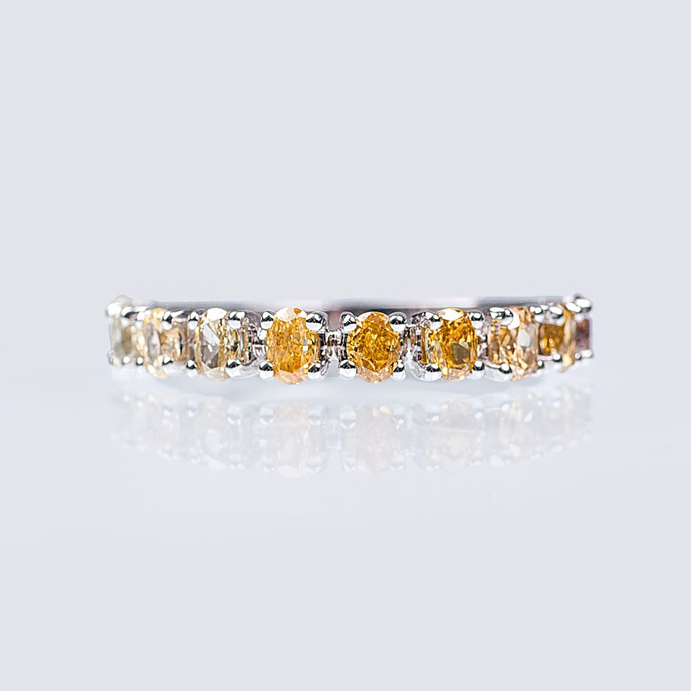 A petite Fancy Diamond Ring A petite Fancy Diamond Ring