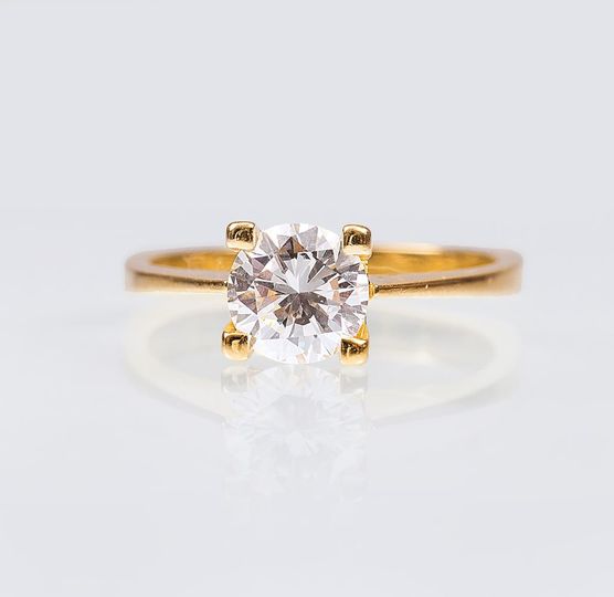 A Solitaire Diamond Ring