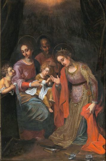 The mystical marriage of St. Catherine