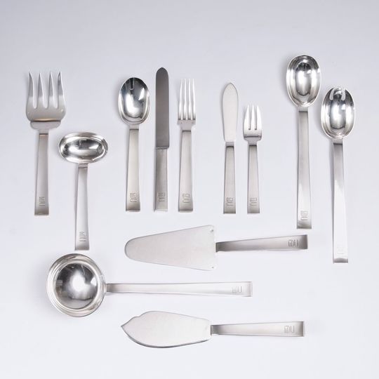 A Rare and Extensive Art-Déco Cutlery