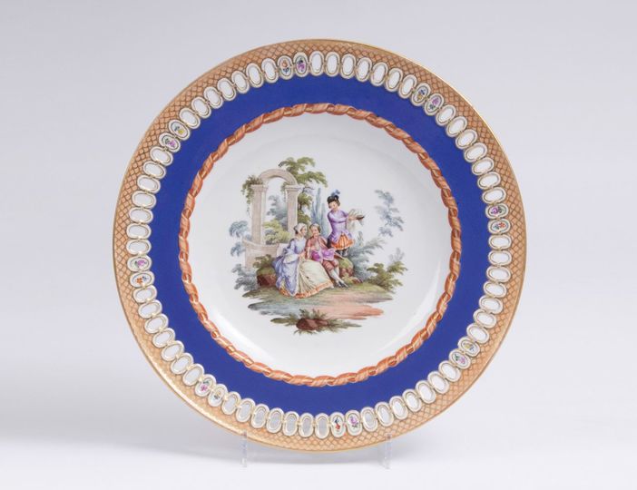 A Plate from the Service with the Blue Ribbon