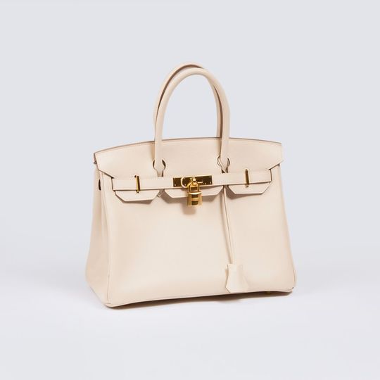 A Birkin Bag 30 Chalky