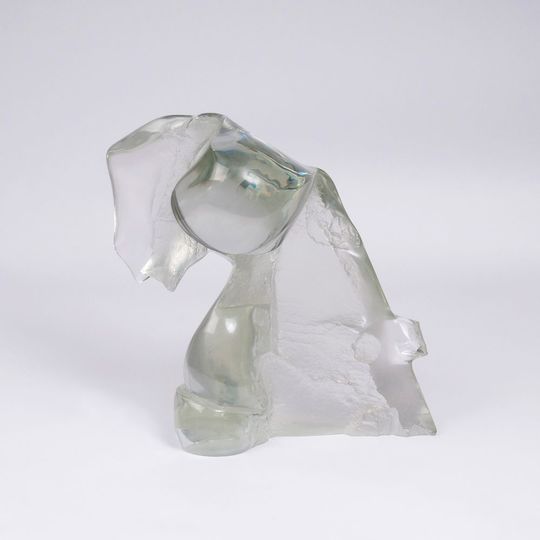 A Glass Sculpture 'The Memory'