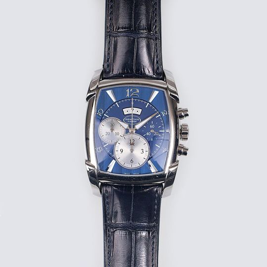 A White Gold Gentlemen's Wristwatch 'Kalpagraph'