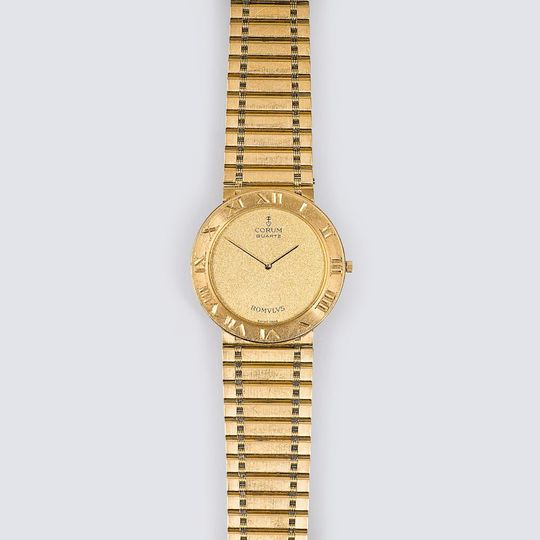 A Gold Gentlemen's Wristwatch 'Romulus'