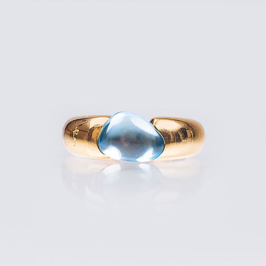 A Ring with Topaz 'M'ama non m'ama'