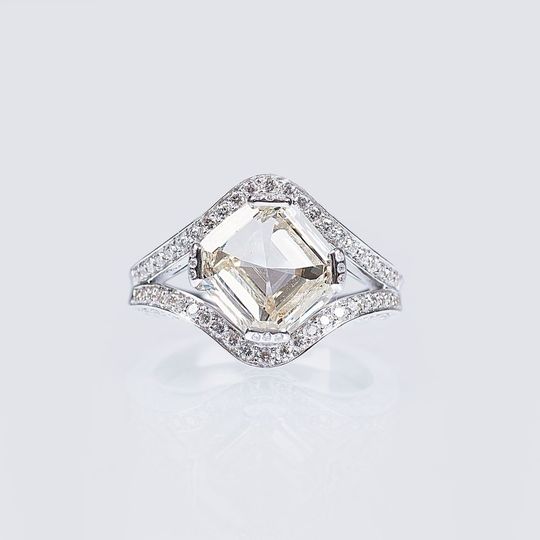 A Highcarat Diamond Ring