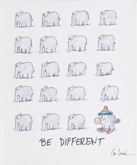 Be different