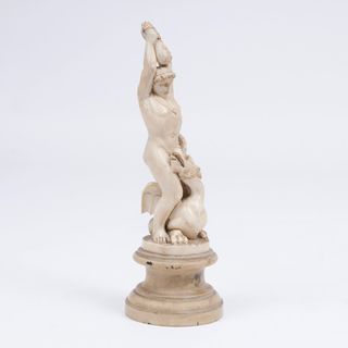 Ivory Sculpture 'Siegfried the Dragonslayer'