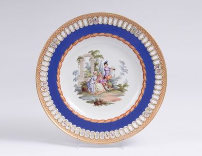 A Plate from the Service with the Blue Ribbon