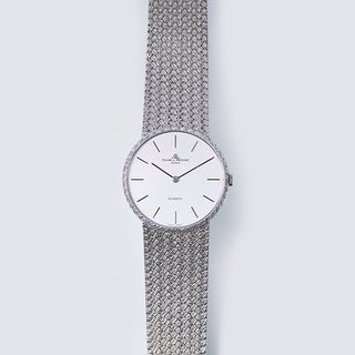Weißgold Herren-Armbanduhr 'Classico'