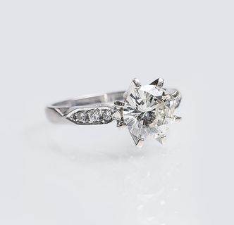 A Solitaire Diamond Ring