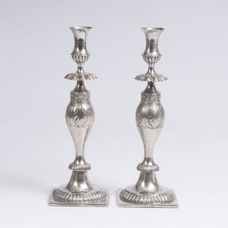 A Pair of Candlesticks from Wroclaw