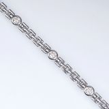 A White Gold Bracelet with Diamonds