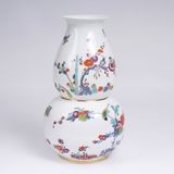 A Large Calabash Vase with Indian Flowers - image 1