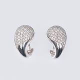 A Pair of Diamond Earrings