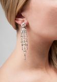 Paar außergewöhnlicher Art-déco Diamant-Ohrhänger - Bild 2