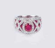 Rubin-Diamant-Ring - Bild 1
