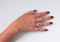 Rubin-Diamant-Ring - Bild 2